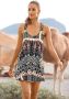 Buffalo Strandjurk met mooie bandjes en etnische print mini jurk zomerjurk - Thumbnail 3