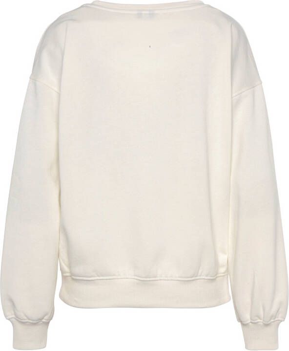 Buffalo Sweatshirt Met ribboorden met ribborde en sunshine print loungewear