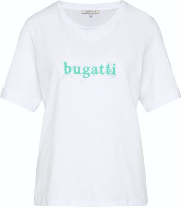 Bugatti T-shirt gemaakt van een hoogwaardige mix van katoen en modaal