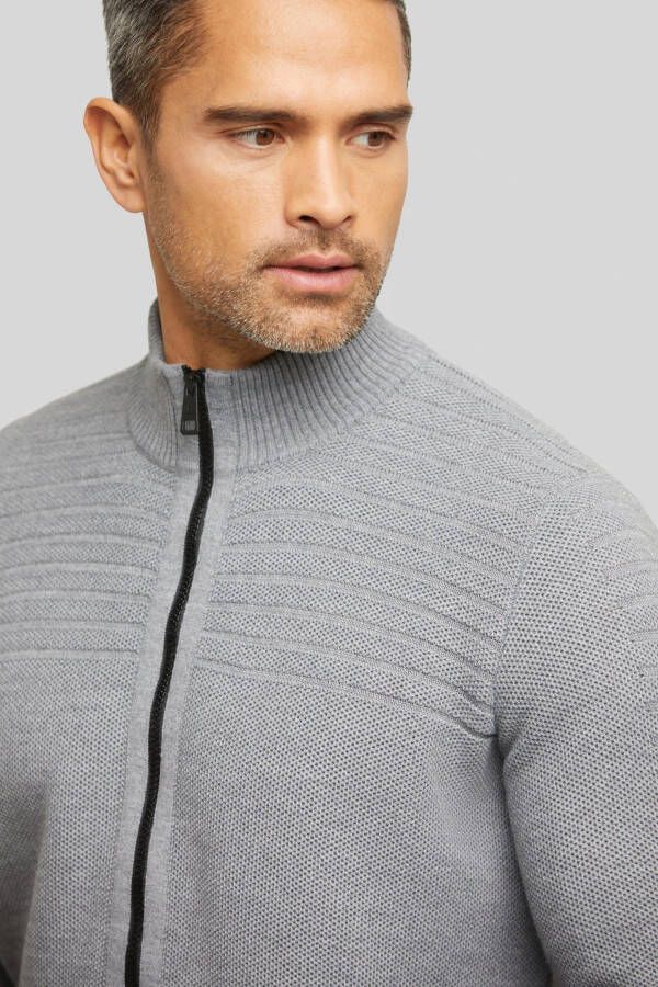 Bugatti Vest met opstaande kraag
