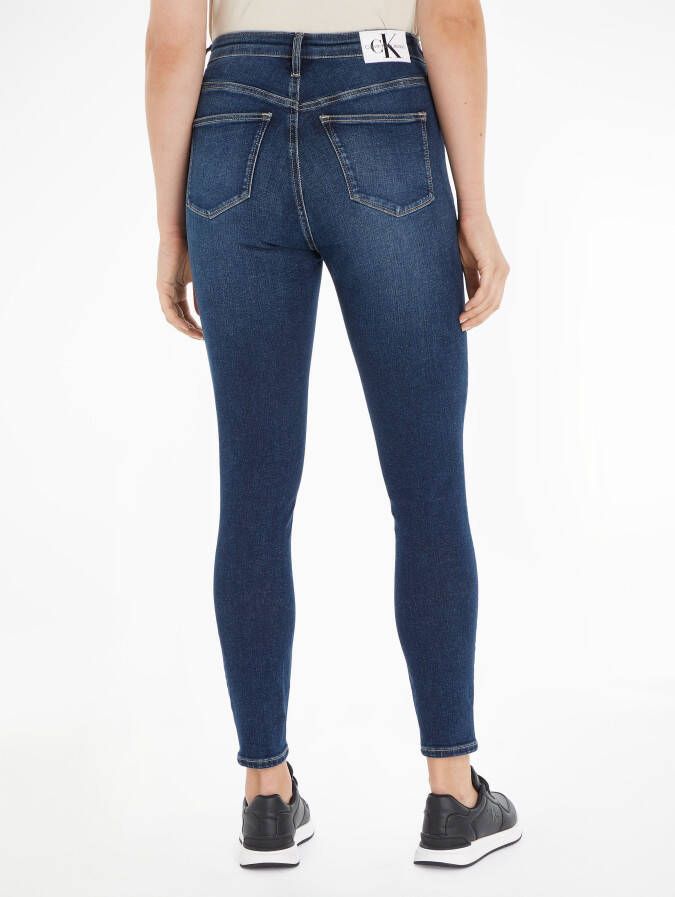 Calvin Klein Ankle jeans HIGH RISE SUPER SKINNY ANKLE met hoge band