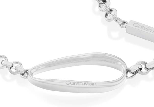 Calvin Klein Armband Sieraden roestvrij stalen armband erfstuk ketting SCULPTURAL