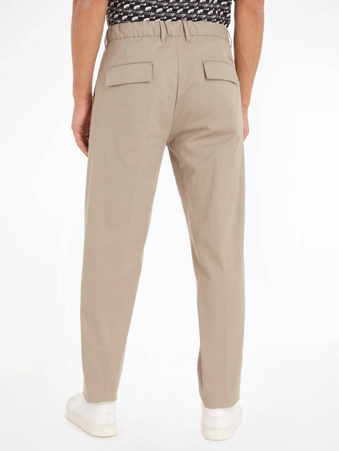 Calvin Klein Bandplooibroek MODERN TWILL TAPERED PLEAT