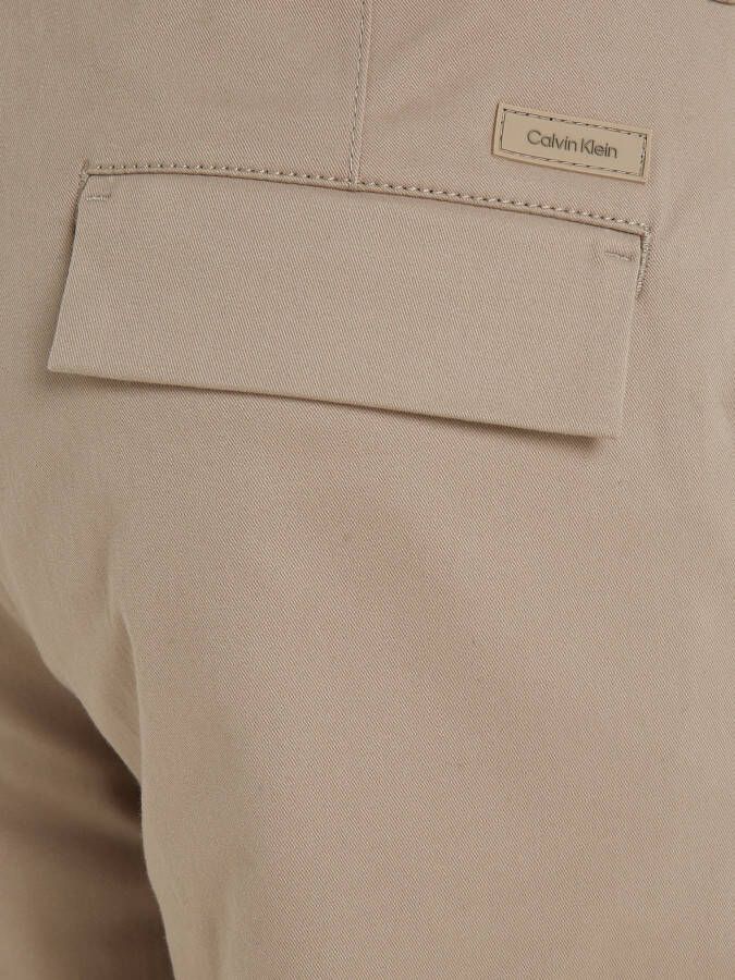 Calvin Klein Bandplooibroek MODERN TWILL TAPERED PLEAT