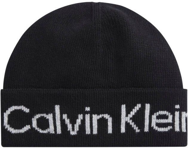Calvin Klein Beanie LOGO REVERSO TONAL BEANIE
