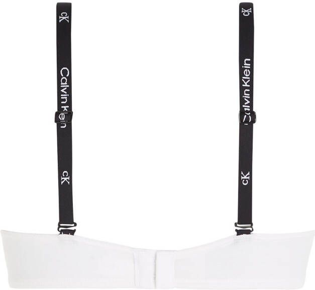 Calvin Klein Beugel-bh LIGHTLY LINED DEMI met logoprint op de bandjes
