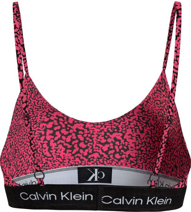 Calvin Klein Bralette-bh UNLINED BRALETTE met sportieve elastische band