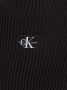 Calvin Klein Jeans Zwarte trui met klassiek design en hoge kraag Black Dames - Thumbnail 5