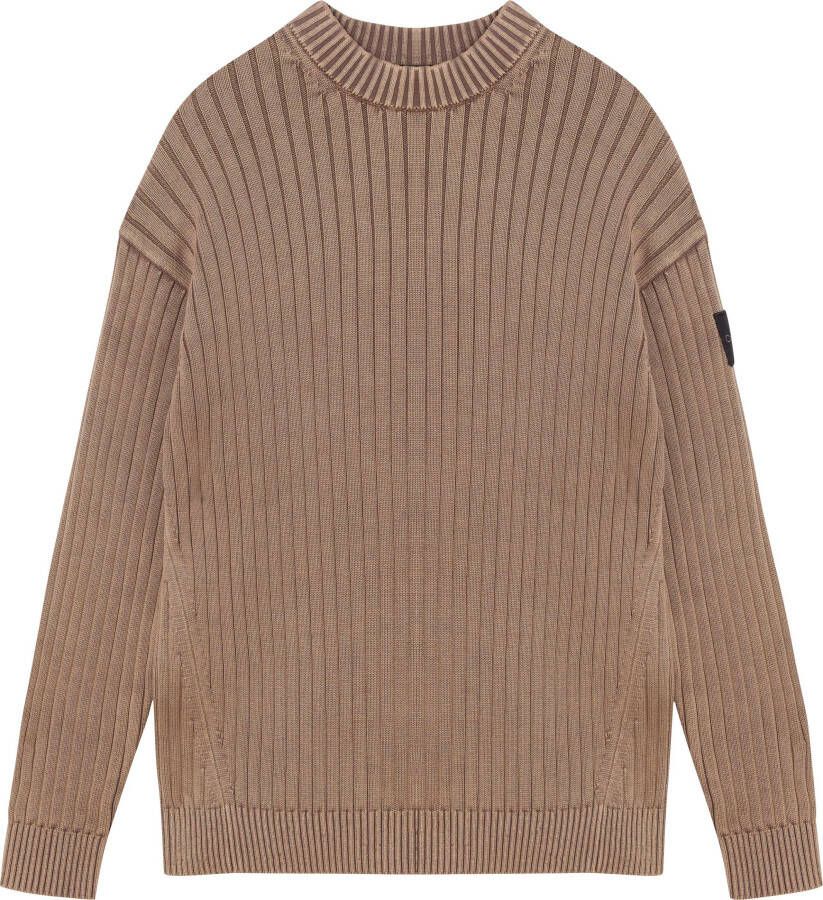 Calvin Klein Gebreide trui met logo-badge op de mouw