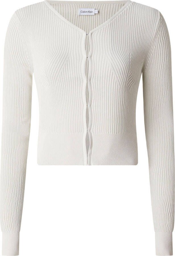 Calvin Klein Gebreide trui met haakjessluiting