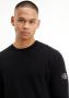 Calvin Klein Gebreide trui BADGE RAW EDGE SWEATER met een ronde hals - Thumbnail 5