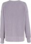 Calvin Klein Jeans Dames Gebreide Trui met Print voor Herfst Winter Purple Dames - Thumbnail 7
