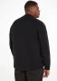 Calvin Klein Zwarte Geribbelde Katoenen Trui Black Heren - Thumbnail 2