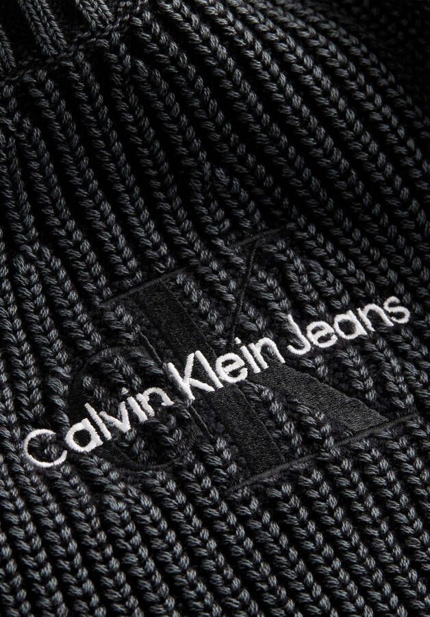 Calvin Klein Gebreide trui WASHED MONOLOGO SWEATER