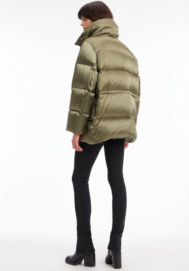 Calvin Klein Gewatteerde jas SHINE PADDED DOWN COAT met hoge staande kraag