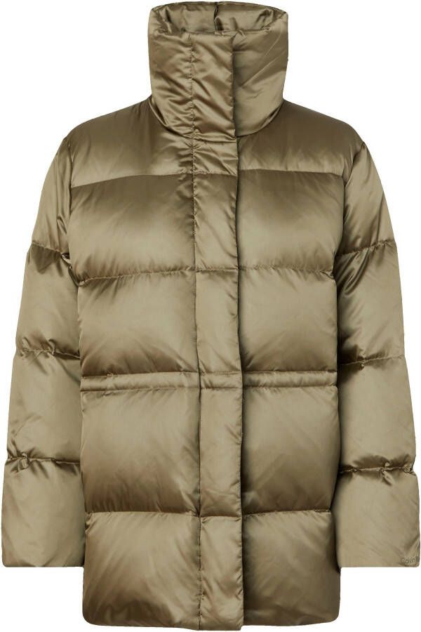 Calvin Klein Gewatteerde jas SHINE PADDED DOWN COAT met hoge staande kraag