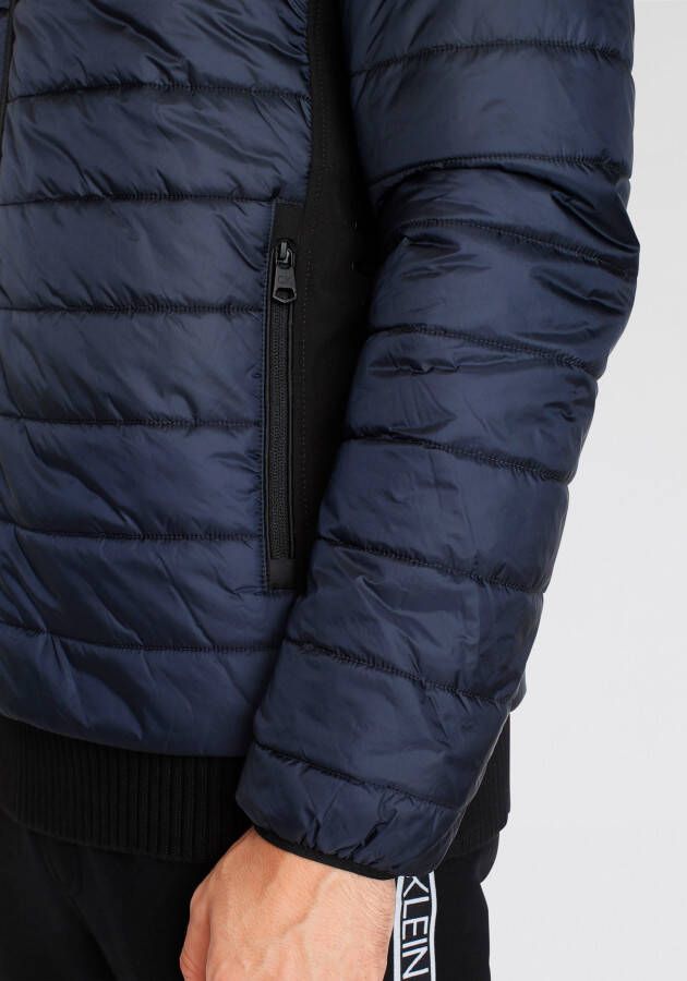 Calvin Klein Gewatteerde jas Side Logo zonder dons