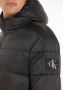 Calvin Klein Elegante Herenjas met Capuchon en Contrasterende Details Black Heren - Thumbnail 4