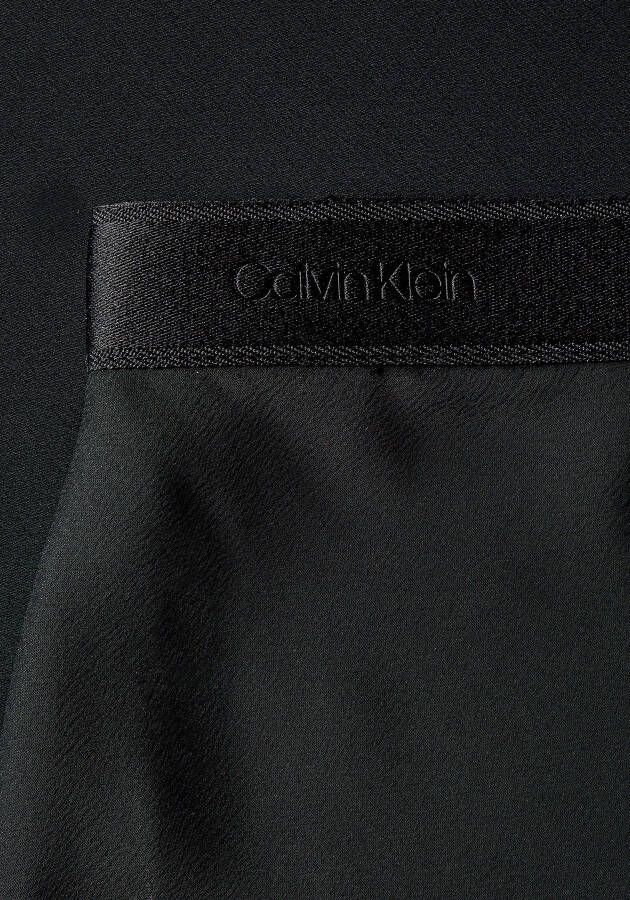 Calvin Klein Geweven rok RECYCLED CDC BIAS CUT MIDI SKIRT met elastische tape in de taille