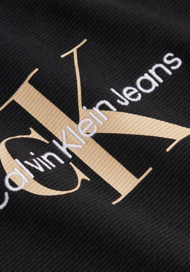 Calvin Klein Hoodie ARCHIVAL MONOLOGO WAFFLE HOODIE met een logo-opschrift op borsthoogte