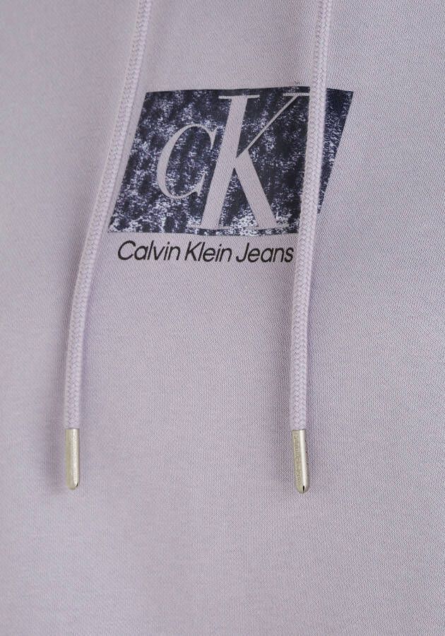 Calvin Klein Hoodie PRINTED BOX CROPPED HOODIE