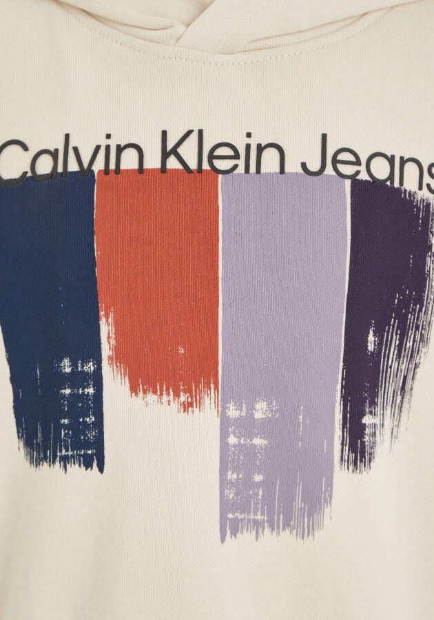 Calvin Klein Hoodie PLACED BRUSHSTROKES HOODIE