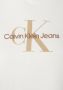 Calvin Klein Oversized Hoodie met Monogram Borduursel White Dames - Thumbnail 8