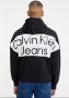 Calvin Klein Oversized hoodie met groot logo Black Heren - Thumbnail 4