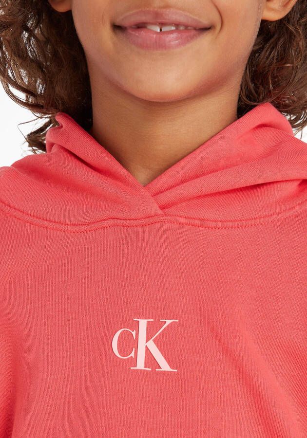 Calvin Klein Hoodie CK LOGO BOXY HOODIE voor kinderen tot 16 jaar