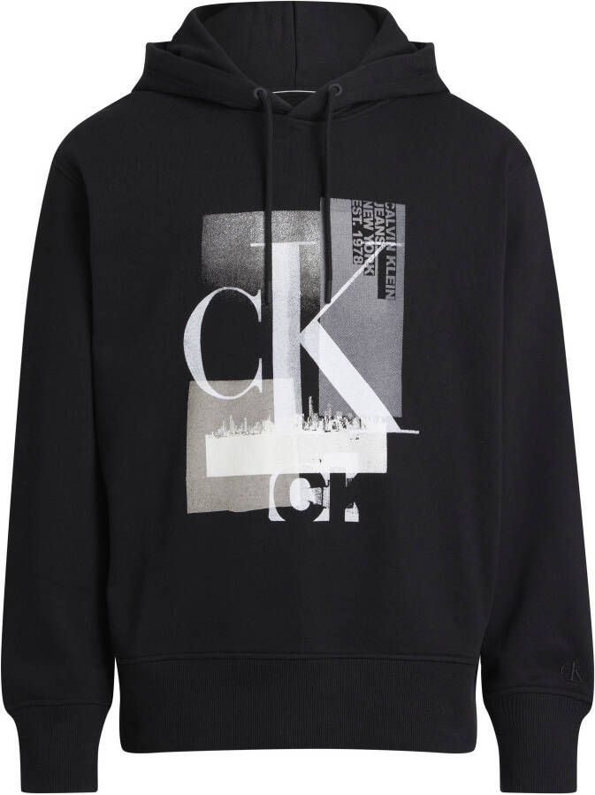 Calvin Klein Hoodie CONNECTED LAYER LANDSCAPE HOODIE