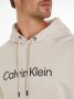Calvin Klein Comfortabele en stijlvolle hoodie met Hero Logo Beige Heren - Thumbnail 7