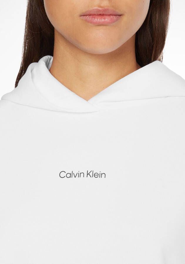 Calvin Klein Hoodie MICRO LOGO ESS HOODIE met contrastkleurig logo-opschrift