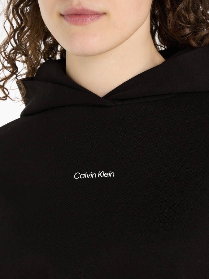 Calvin Klein Hoodie MICRO LOGO ESS HOODIE met opschrift