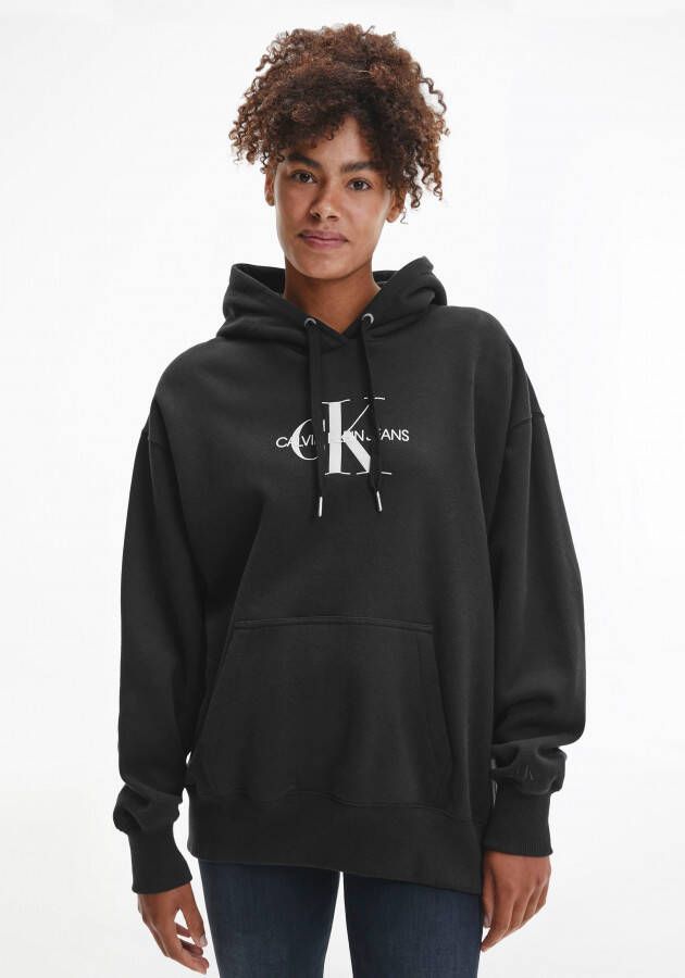 Calvin Klein Hoodie MID SCALE MONOGRAM HOODIE met ck logo monogram & opschrift