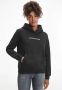 Calvin Klein Biologisch katoenen hoodie Stijlvolle dames sweatshirt Black Dames - Thumbnail 6