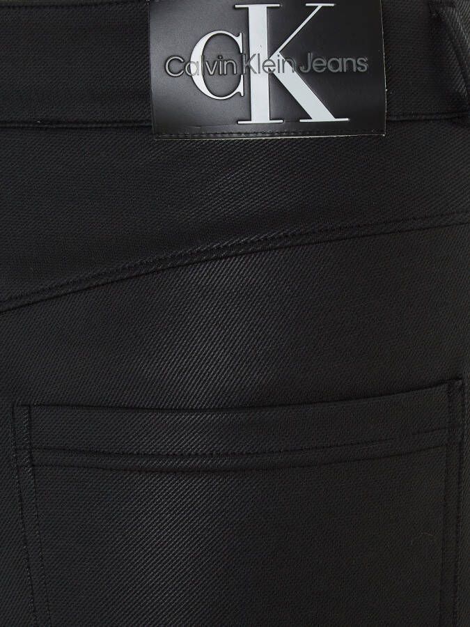 Calvin Klein Imitatieleren broek COATED MILANO HR STRAIGHT
