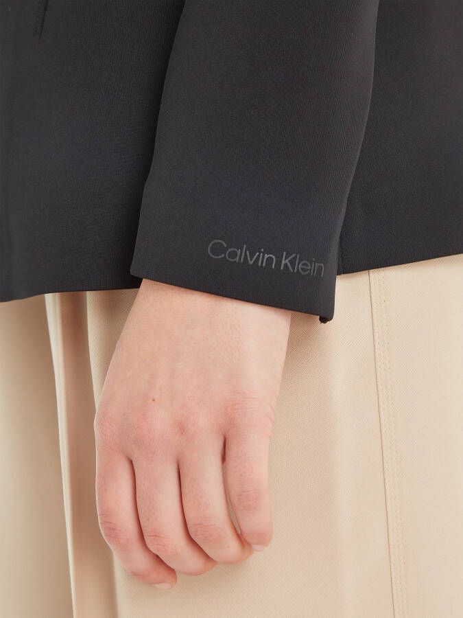Calvin Klein Jasje TECHNICAL KNIT LONG BLAZER