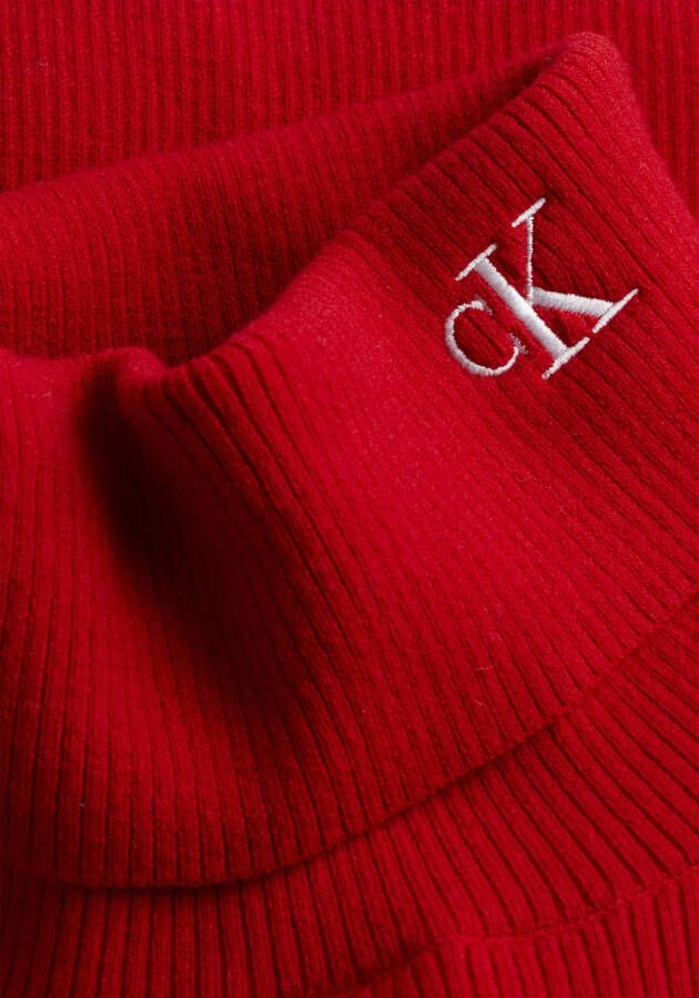 Calvin Klein Jeans Plus Coltrui PLUS CK ROLL NECK SWEATER met geborduurd ck monogram
