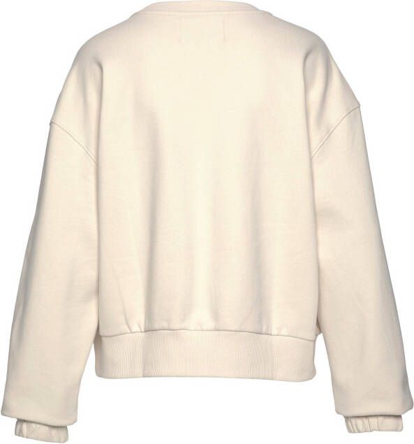 Calvin Klein Jeans Plus Sweatshirt PLUS TWO TONE MONOGRAM CREW NECK met harmonieus calvin klein-logo-monogram & gekleurd logo-opschrift
