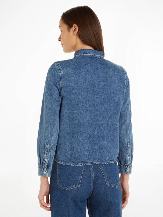 Calvin Klein Jeans blouse SLIM DENIM SHIRT