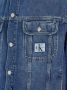 Calvin Klein Blauwe Katoenen Overhemden met Metalen Drukknopen Blue Heren - Thumbnail 6