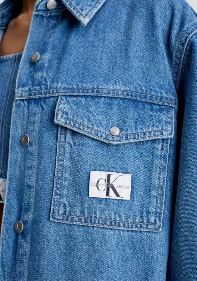 Calvin Klein Jeans Korte Jurk UTILITY BELTED SHIRT DRESS - Foto 6