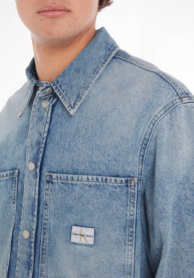 Calvin Klein Jeans overhemd RELAXED LINEAR DENIM SHIRT
