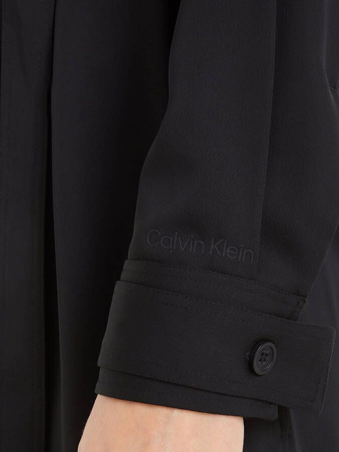 Calvin Klein Jurk met overhemdkraag RECYCLED CDC UTILITY SHIRT DRESS