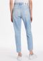 Calvin Klein Dames Gewassen 5-Pocket Jeans met Versleten Effect Blauw Dames - Thumbnail 7