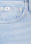Calvin Klein Dames Gewassen 5-Pocket Jeans met Versleten Effect Blauw Dames - Thumbnail 10