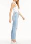 Calvin Klein Dames Gewassen 5-Pocket Jeans met Versleten Effect Blauw Dames - Thumbnail 13