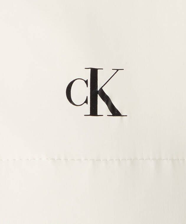 Calvin Klein Outdoorjack LOGO BELT WAISTED SHORT PUFFER (2 stuks)