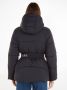 Calvin Klein Gewatteerde jas met riem en capuchon Black Dames - Thumbnail 3