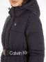 Calvin Klein Gewatteerde jas met riem en capuchon Black Dames - Thumbnail 4